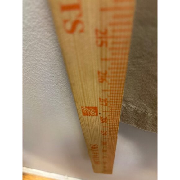 Dockers Khaki Chino Pants 38x31 Slim Fit Flat Front Cotton Blend Classic Style - Picture 4 of 12